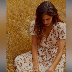 Chrissy Dawn floral “Dawn” dress empire waist